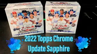 New Release!! 2022 Topps Chrome Update Sapphire💎🔥 Box #1