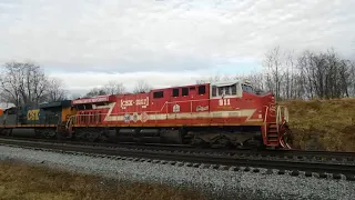 CSX 911, SAAHC and more in Shenandoah Junction, WV | 1/2/23