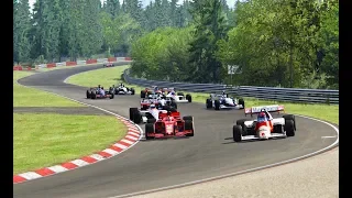 Ferrari F1 2018 vs All McLaren F1 Cars - Nordschleife