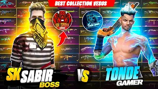 Sk Sabir Boss Vs Tonde Gamer Most Rare Gun Collection Battle Gone Extremely Wrong 🥺 Garena Free Fire