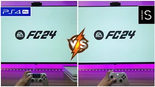 EA FC24 (PS4 PRO Vs Xbox Series S) | Old Gen Vs Next Gen