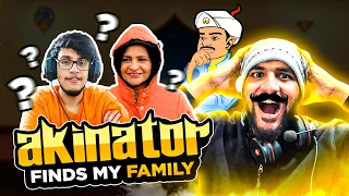 Finding my FAMILY on AKINATOR !! *crazyy results*