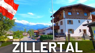 Driving Tour in Zillertal 2022 4k Video Tour in the Zillertal Tyrol, Austria