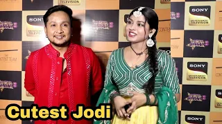 Arunita Kanjilal and Pawandeep Rajan Looks Cute Together at Superstar Singer 3 Set, Cutest Jodi