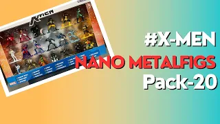 X-Men (Marvel) |Pack-20 | Nano Metalfigs | JADA TOYS | Die-cast