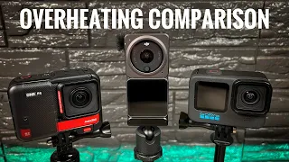 Overheating Comparison | GoPro Hero 10 vs. Insta360 One RS vs. DJI Action 2