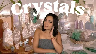 Secret guide to CRYSTALS for beginner's | inside of a real crystal shop | giveaway | I love crystals