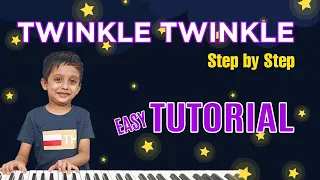Twinkle Twinkle Little Star Piano Tutorial For Beginners  | Easy Lesson