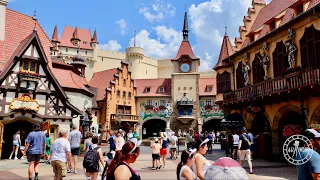 EPCOT World Showcase 2023 Germany Pavilion Walkthrough in 4K | Walt Disney World Orlando Florida