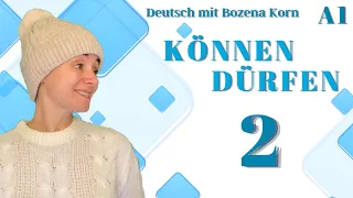 2 🇩🇪  können VS dürfen, Grammatik A1