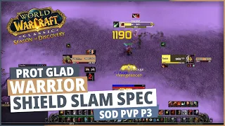 Wow SOD - Prot Glad war PVP Shield Slam like a truck!