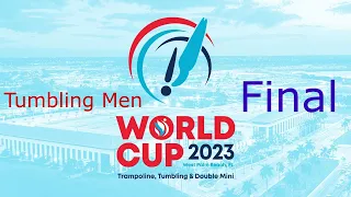 Tumbling Men Final - FIG Trampoline World Cup 2023, PALM BEACH,           03-05.08.2023