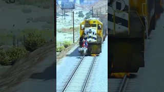 "How an Iran Man Stops a Train in GTA V! Insane Viral Gameplay!"