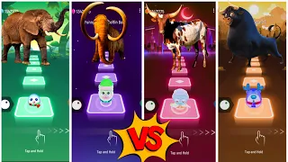 Funny Elephant🆚Funny Mammoth🆚Funny Goat🆚Funny Ferdinand💫Lets See Who is best?🎶🎮 #tileshop