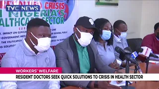 [WATCH] Resident Doctors Seek Quick Solutions  To Crisis In Health Sector