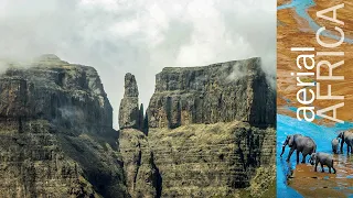 Drone Aerial over the "Dragon Mountains"