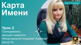 Нумерологический урок от Джули По | Карта имени | Урок №-2