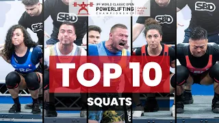 Top 10 Squats of the IPF 2023 World Championships
