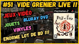 Vide grenier live ! Enorme lot de BD, Jeux video, Bluray, Jouets...