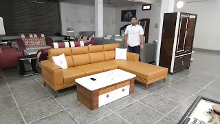 sofa set with folding table