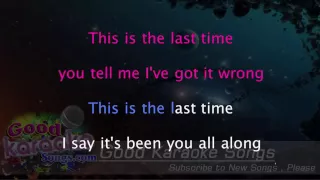 The Last Time -  Taylor Swift ( Karaoke Lyrics )