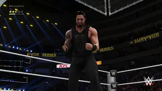WWE 2K18 PS5: PPV SURVIVOR SERIES- Universal Championship- Roman Reigns VS Braun Strohman