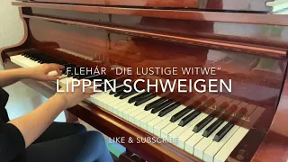 F.Lehár Die lustige Witwe “Lippen schweigen” Piano accompaniment