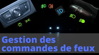 Les commandes des feux (questions examen pratique)