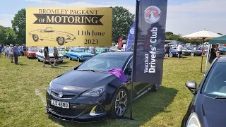 Bromley Pageant of Motoring 2023 Vauxhall Drivers Club Astra J VXR