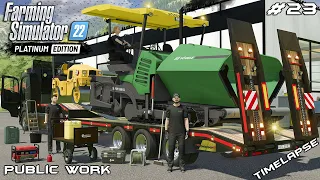 Buying SCHWARZMUELLER LOW-LOADER for VOLVO truck | Public Work | Farming Simulator 22 | Episode 23