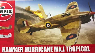 Airfix 1/48 Hurricane Mk.1 Tropical Full step by step build. Episode 1