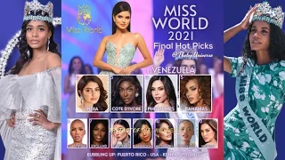 FINAL HOT PICKS -MISS WORLD 2021 by Several Places