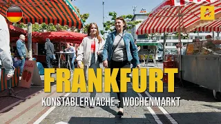 Frankfurt Konstablerwache Weekly Market (Wochenmarkt), Germany