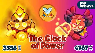 Max Monk vs Max Inquisitor + Clock! This is a tough match! PVP Rush Royale