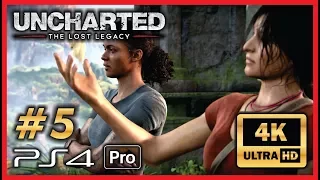 UNCHARTED: The Lost Legacy Walkthrough part 5 Ultra HD 4K PS4 PRO chapter 4 "The Western Ghats"