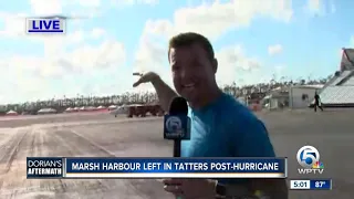 Marsh Harbour left in tatters post-hurricane