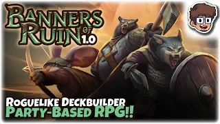 ROGUELIKE DECK-BUILDER PARTY-BASED RPG!! | Let's Try: Banners of Ruin 1.0 | PC Gameplay | #ad