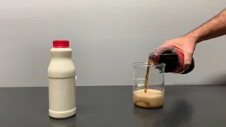 What happens when you mix Coke and Milk?
