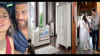 Demet and Can couple gave a baby room gift to Serkan and Özge, "Is Özge Gürel Pregnant?