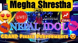 Megha Shrestha Nepal Idol Grand Finale Performance