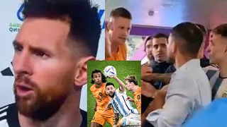 Kun Aguero Fight With Wout Weghorst | Emiliano Martinez Tells Off Van Gaal | Angry Messi Interview