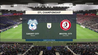 FIFA 23 | Cardiff City vs Bristol City - Cardiff City Stadium | Gameplay