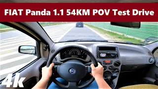 Fiat Panda II (2003) 1.1 MPI 54KM POV Test Drive & Acceleration | Italian City Car Review | 4K #23