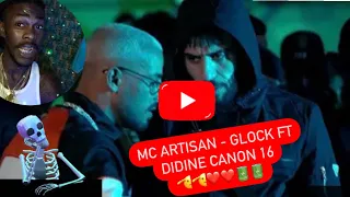 AMERICAN 🇺🇸 REACTS TO ( Mc Artisan - Glock FtDidine Canon 16) WOW Mc Artisan NICE 🫡🫡