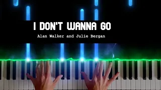 I Don't Wanna Go ~ Alan Walker and Julie Bergan ~ David Piano Tutorial