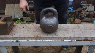 РЕДКАЯ ЦАРСКАЯ ГИРЯ ТТЗ RARE OLD TIME KETTLEBELL