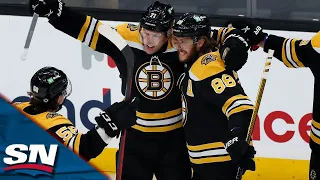 Bruins Go Highlight-Happy With Two Goals In Six Seconds