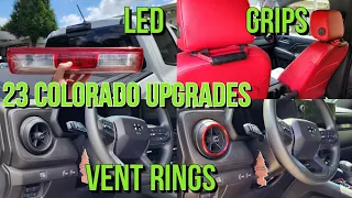 23 Colorado Upgrades LED 3rd Brake Light Off Road Handles and Vent Rings
