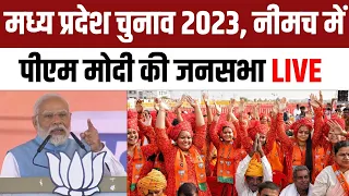 MP Election 2023 : PM Narendra Modi addresses a public meeting in Neemuch, Madhya Pradesh | NBT