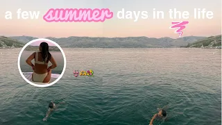 a few summer days in my life *waterslides, dinner, boating, etc*